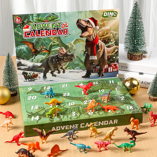 Calendrier de l’Avent Dinosaures 2025 🦖 | 24 Figurines à Collectionner pour Enfants