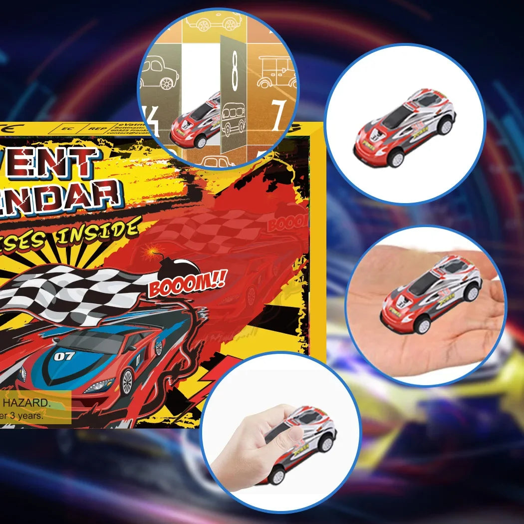 Calendrier de l’Avent Enfant 2025 🚗 | 24 Mini Voitures & Jouets de Noël