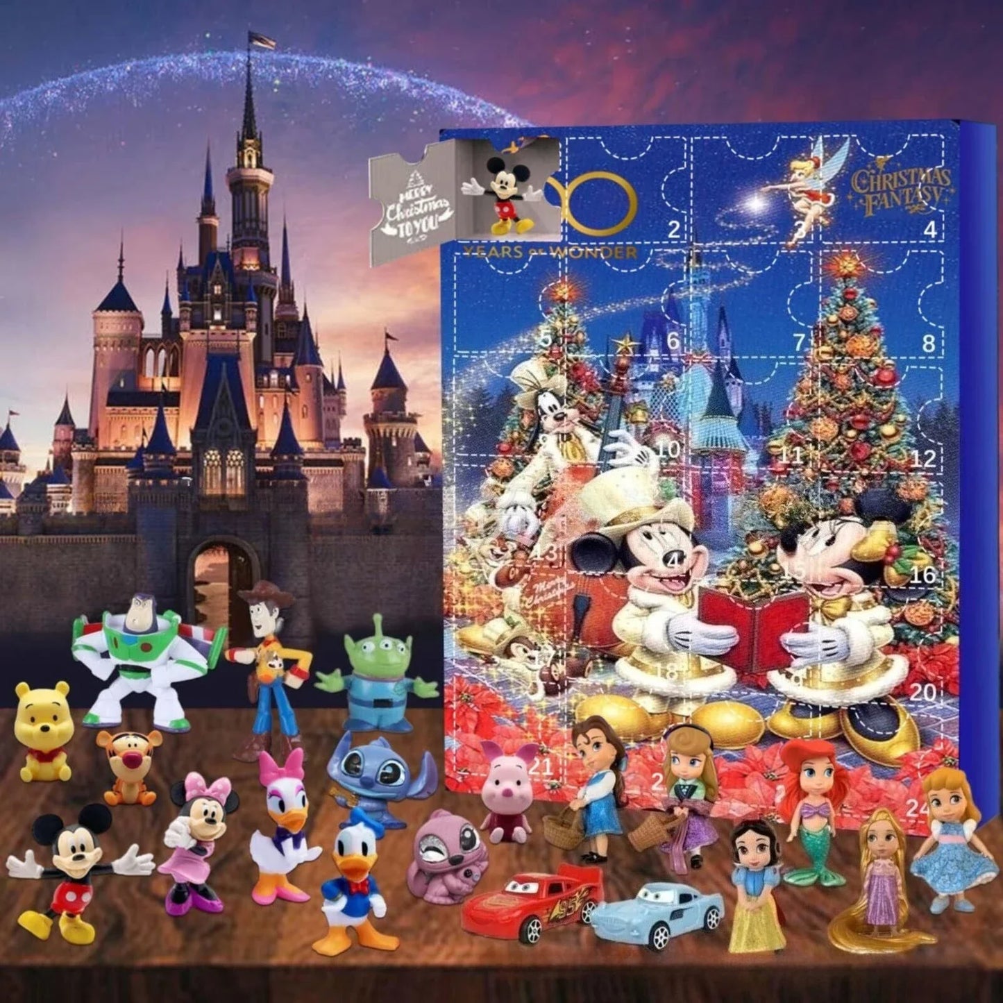 Calendrier de l’Avent Dessins Animés 2025 🎁 | Stitch, Hello Kitty, Mickey, Disney & plus – 24 Surprises Magiques