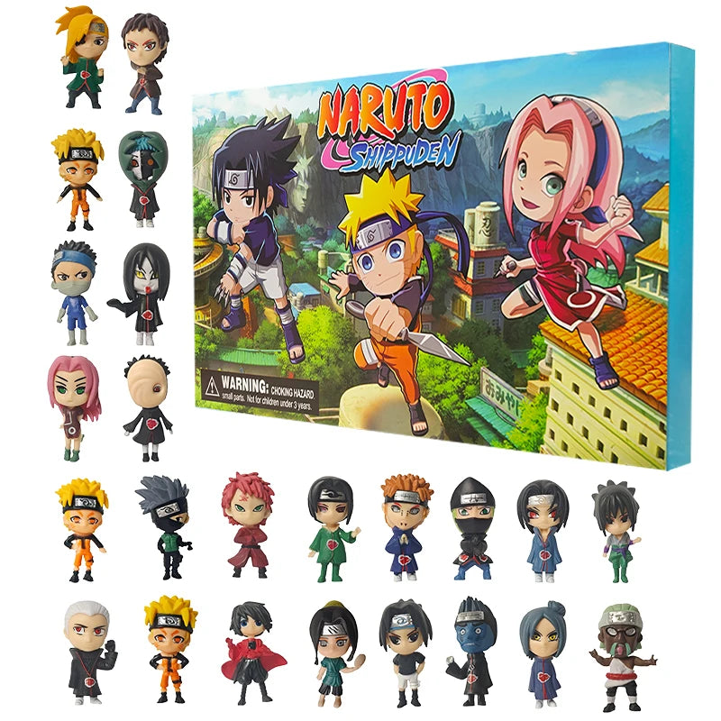 Calendrier de lâAvent Naruto 2025 đ„ | 24 Figurines & Accessoires â Sasuke, Kakashi, Itachi & Plus