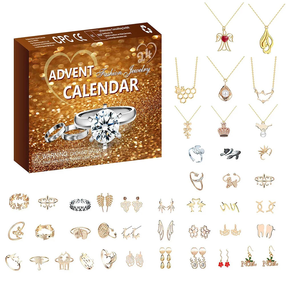 Calendrier de lâAvent Bijoux Femme 2025 đ | 24 Surprises ĂlĂ©gantes Ă  DĂ©couvrir