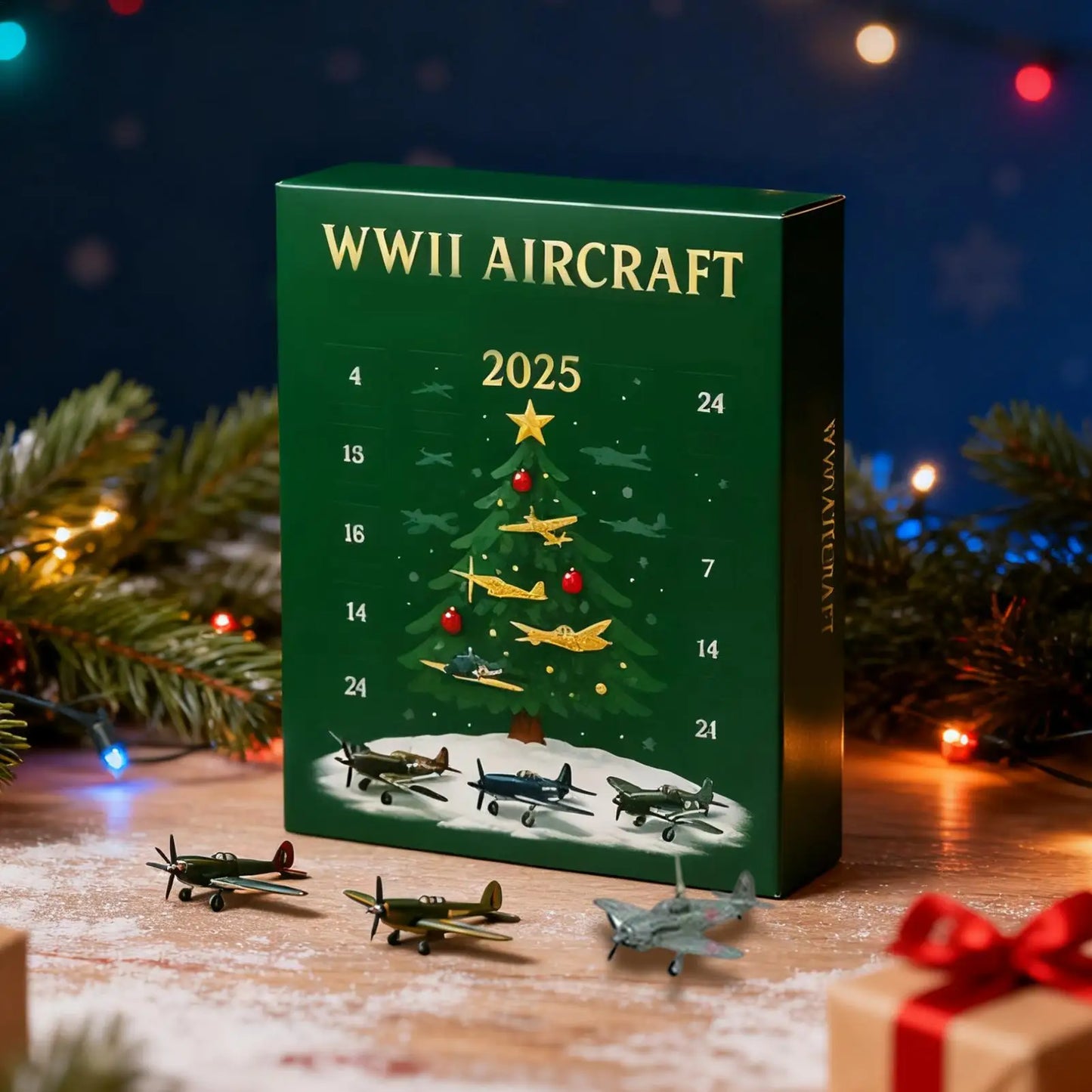 Calendrier de l’Avent Avions 2025 ✈️ | 24 Ornements Acryliques de Collection