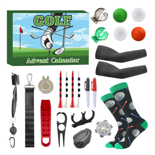 Calendrier de l’Avent Golf 2025 ⛳ | 24 Accessoires Premium pour Joueurs et Passionnés