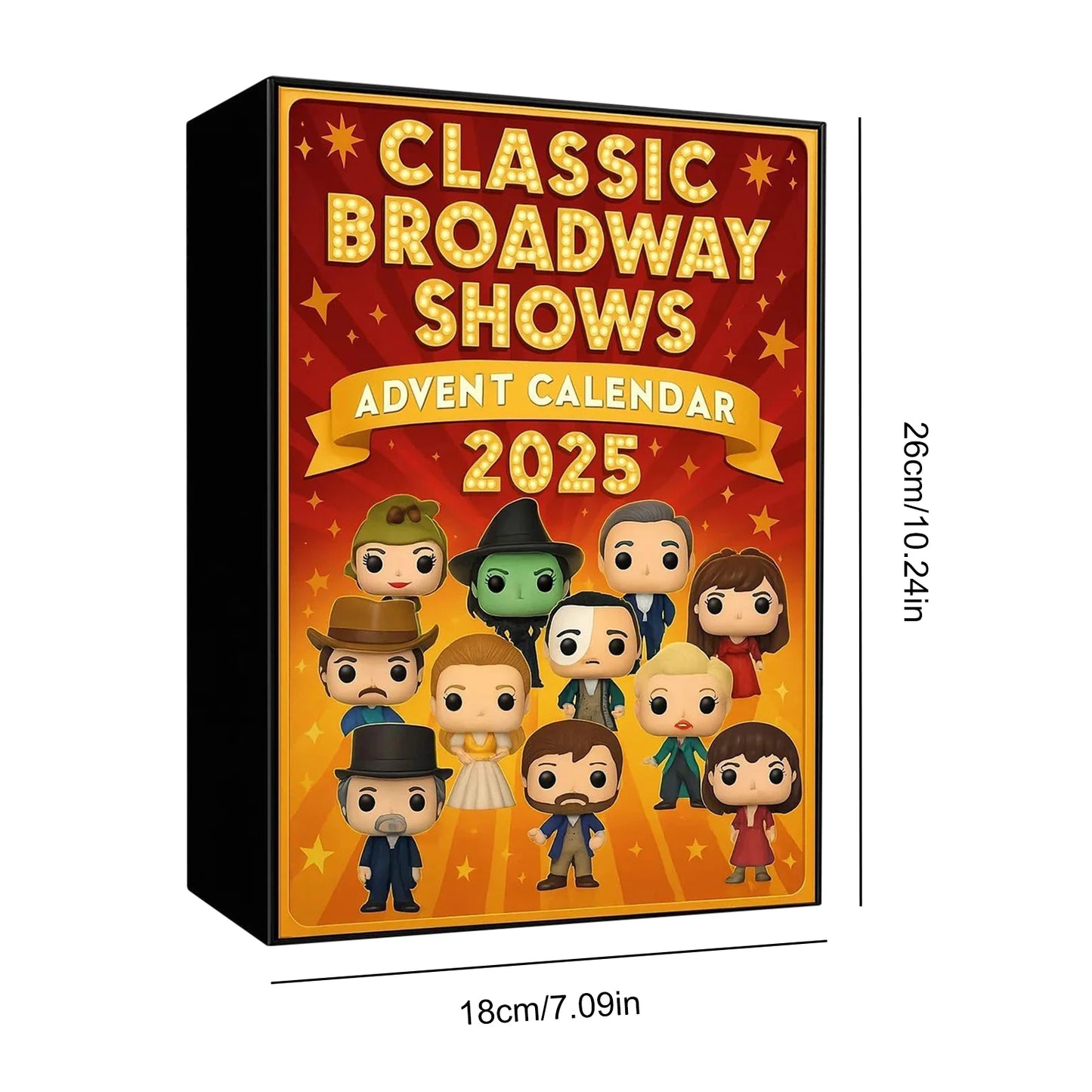 Calendrier de lâAvent Musical 2025 đ | Figurines et Accessoires Collector pour Fans de Broadway