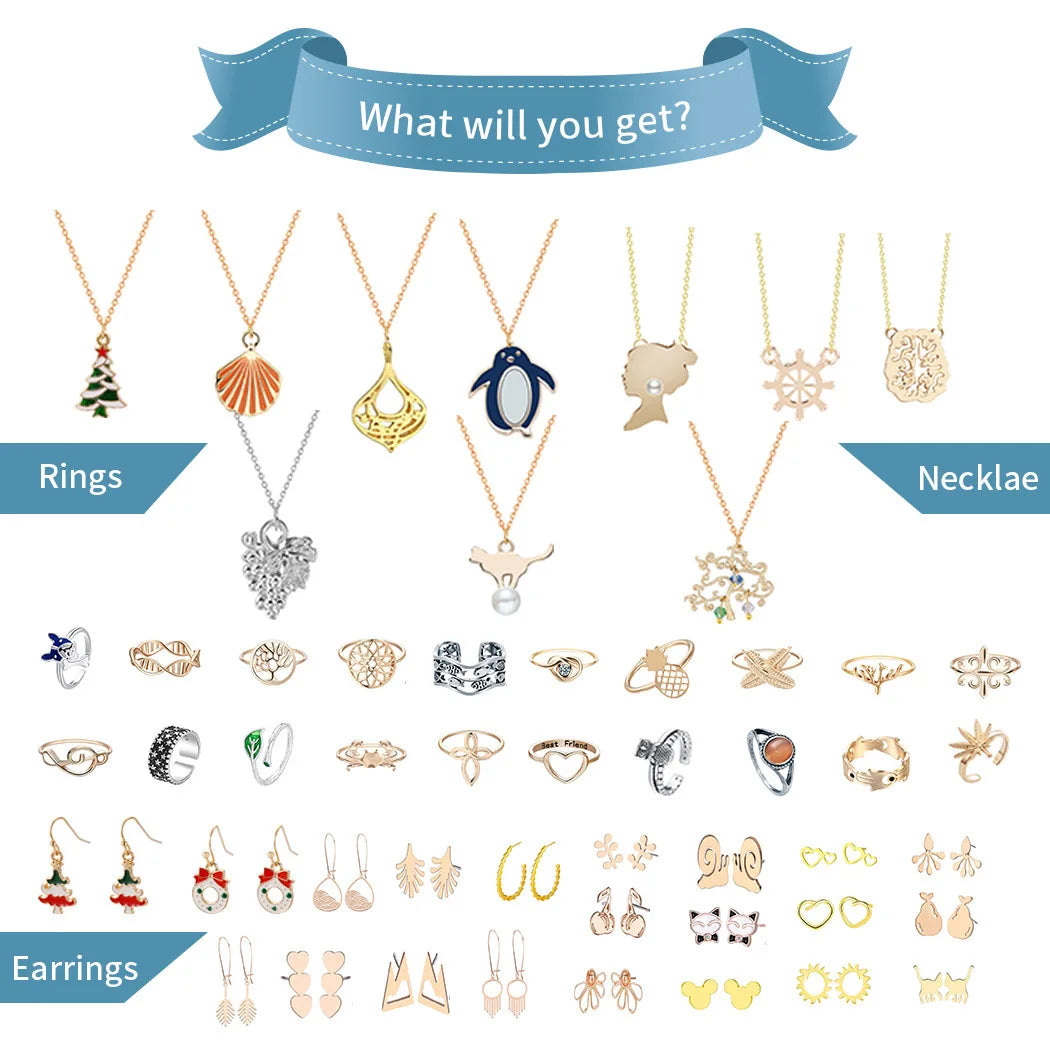 Calendrier de lâAvent Bijoux Femme 2025 đ | 24 Jours de Surprises Ătincelantes