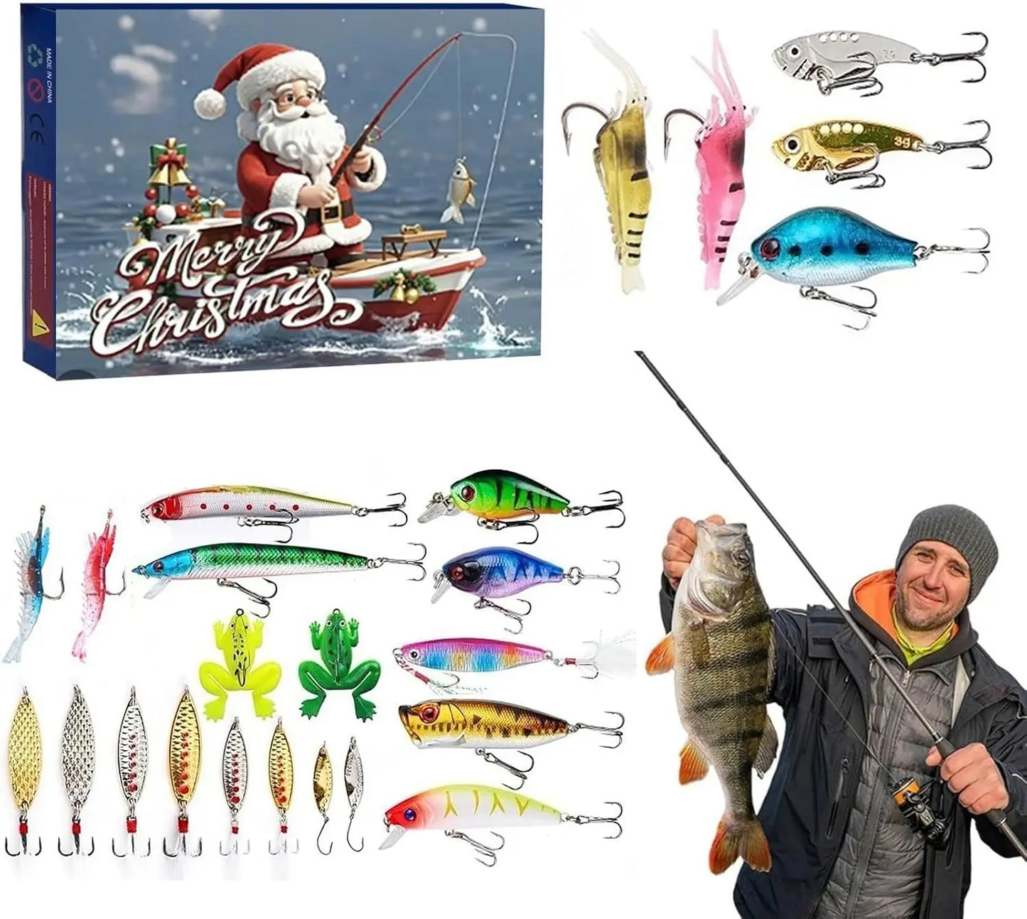 Calendrier de l’Avent Pêche 2025 🎣 | 24 Accessoires et Leurres pour Passionnés