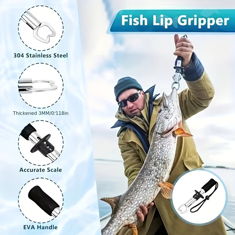 Calendrier de l’Avent Pêche 2025 🎣 | Coffret Premium avec Accessoires, Leurres et Support de Canne