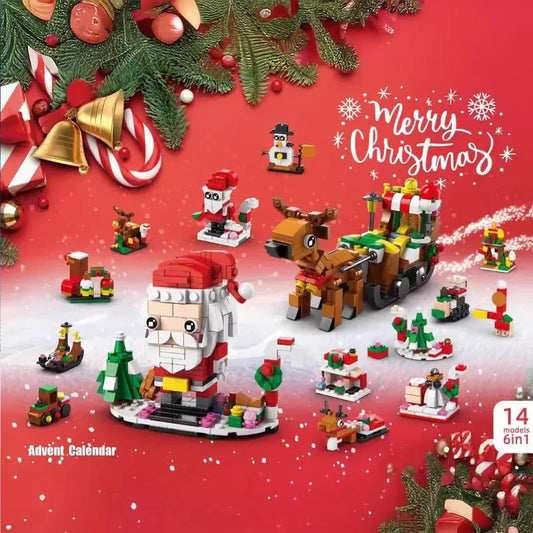 Calendrier de l’Avent Blocs de Construction 2025 🧱 | 24 Surprises & Figurines de Noël – Jouet Créatif pour Enfants