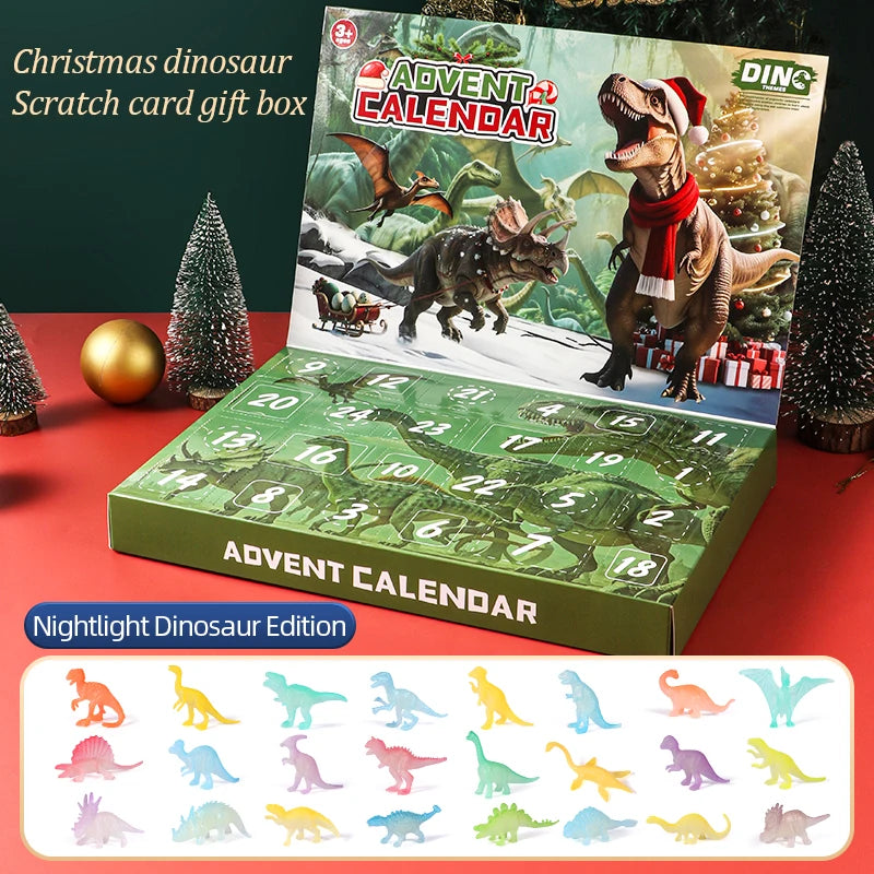Calendrier de l’Avent Dinosaures 2025 🦖 | 24 Figurines à Collectionner pour Enfants