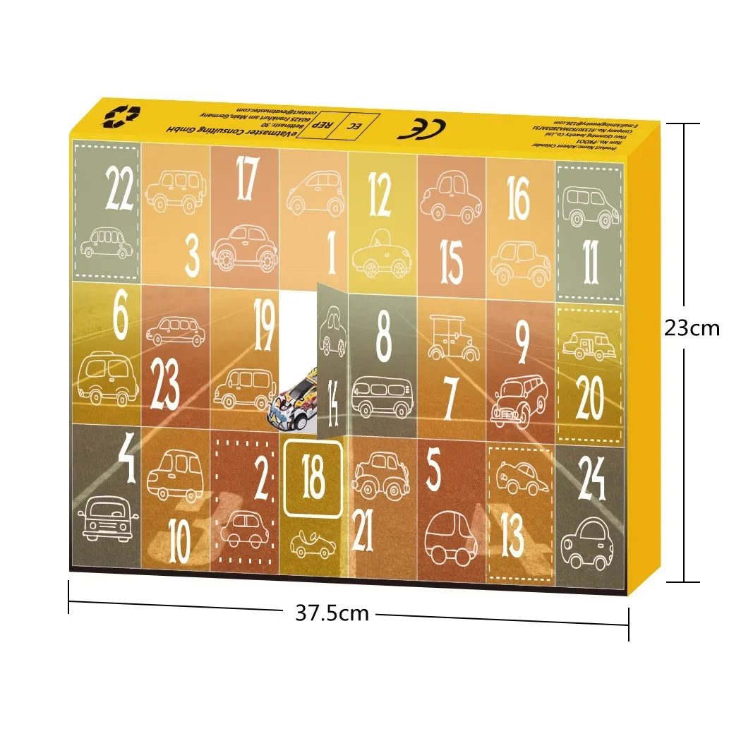 Calendrier de l’Avent Enfant 2025 🚗 | 24 Mini Voitures & Jouets de Noël