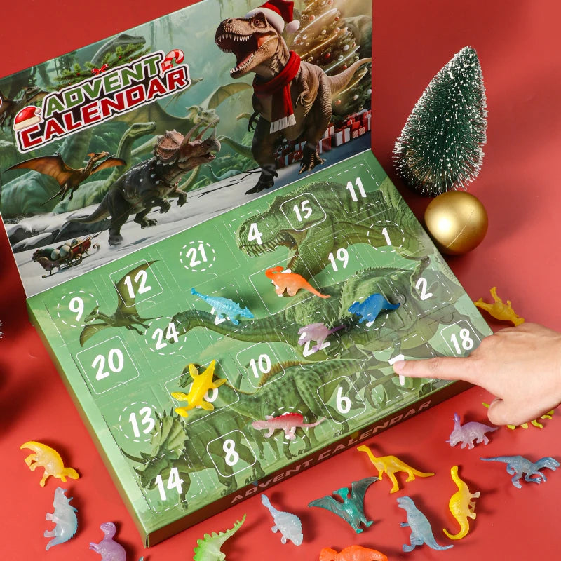 Calendrier de l’Avent Dinosaures 2025 🦖 | 24 Figurines à Collectionner pour Enfants