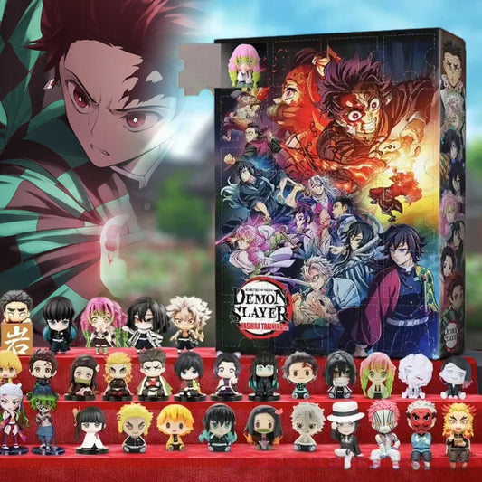 Calendrier de l’Avent Demon Slayer 2025 ⚔️ | 24 Figurines Collector – Kimetsu no Yaiba Édition Spéciale