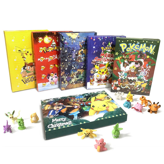 Calendrier de l’Avent Pokémon 2025 ⚡ | 24 Figurines & Surprises – Pikachu, Dracaufeu et Plus !