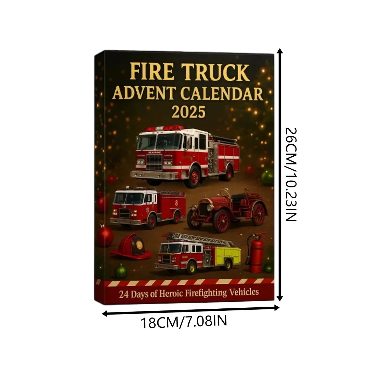Calendrier de l’Avent Camion de Pompier 🚒 | 24 Jouets & Mini Véhicules de Secours