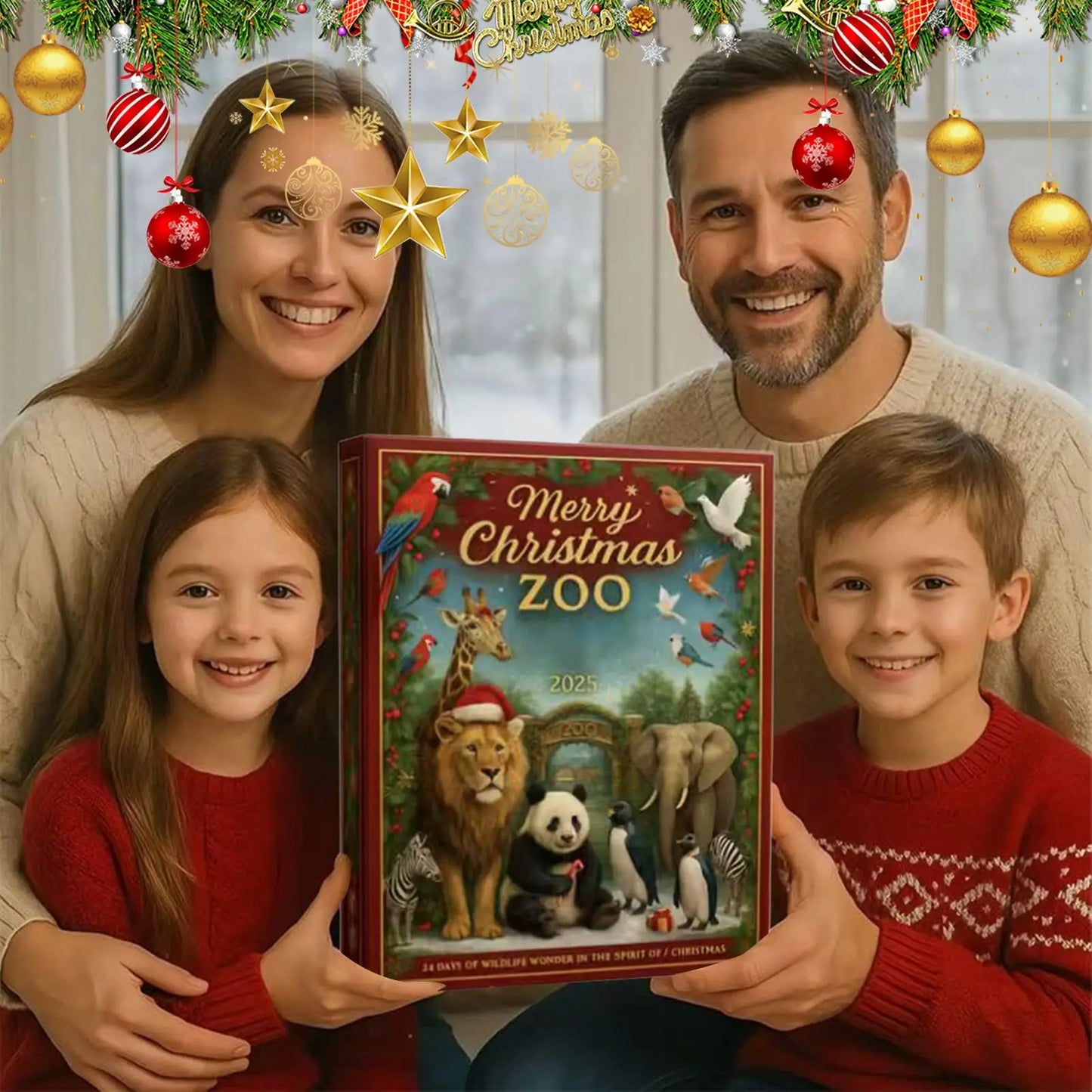 Calendrier de l’Avent Animaux 🐾 | 24 Décorations à Suspendre & Activités Familiales