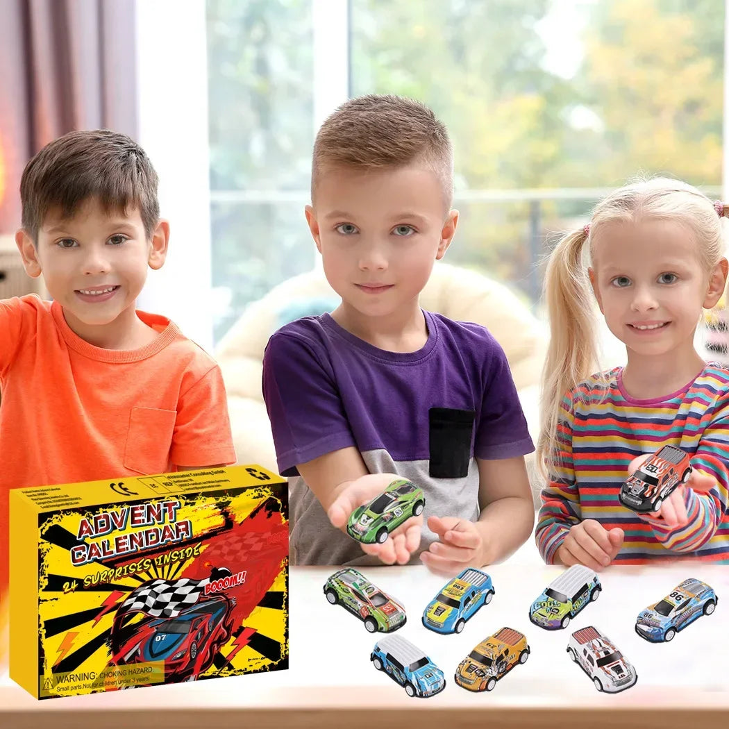 Calendrier de l’Avent Enfant 2025 🚗 | 24 Mini Voitures & Jouets de Noël