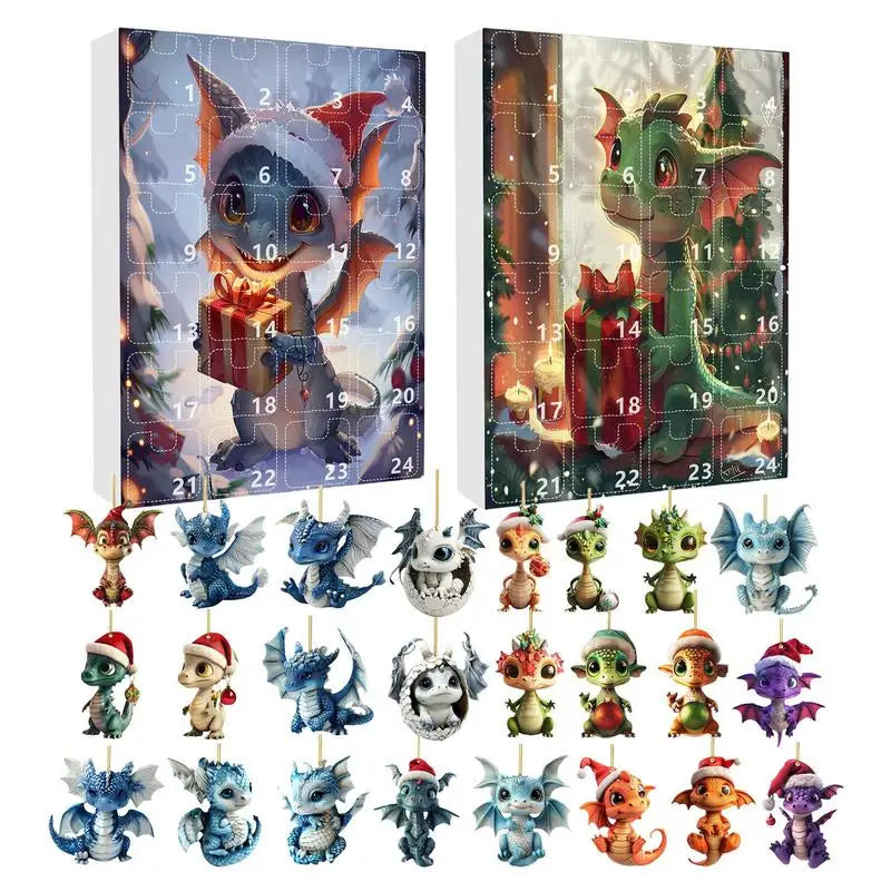 Calendrier de l’Avent Dragon & Dinosaure 2025 🐉 | 24 Ornements Fantastiques à Découvrir
