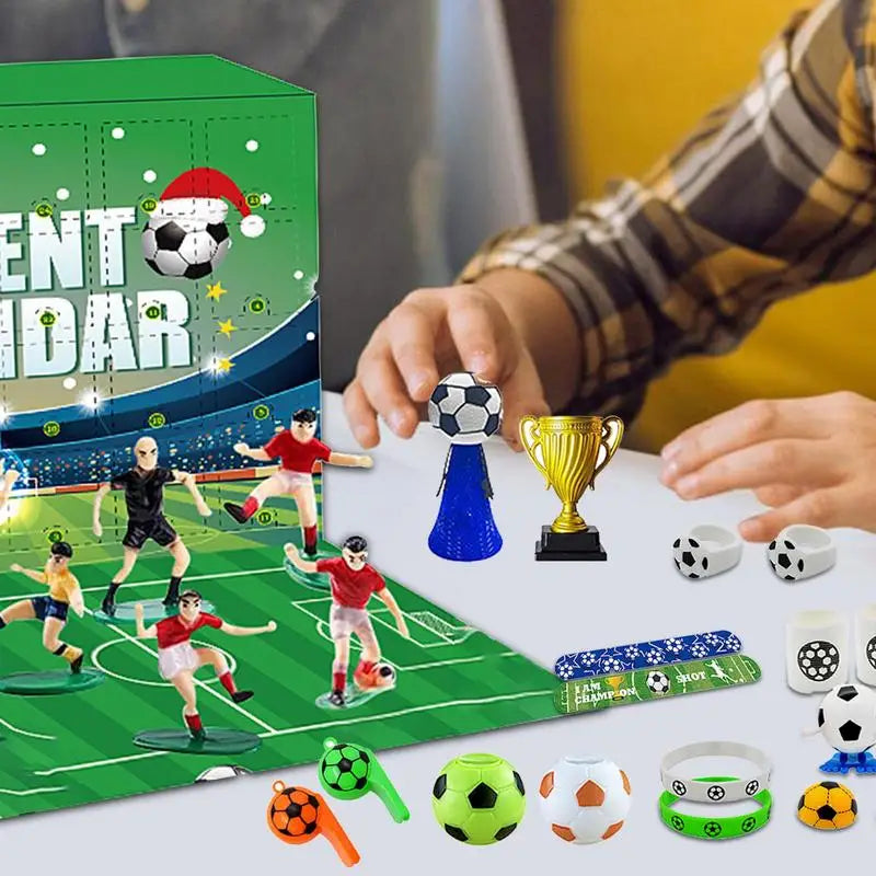 Calendrier de l’Avent Football 2024 ⚽ | Jeu de Construction & Blocs à Assembler – 24 Jours Créatifs