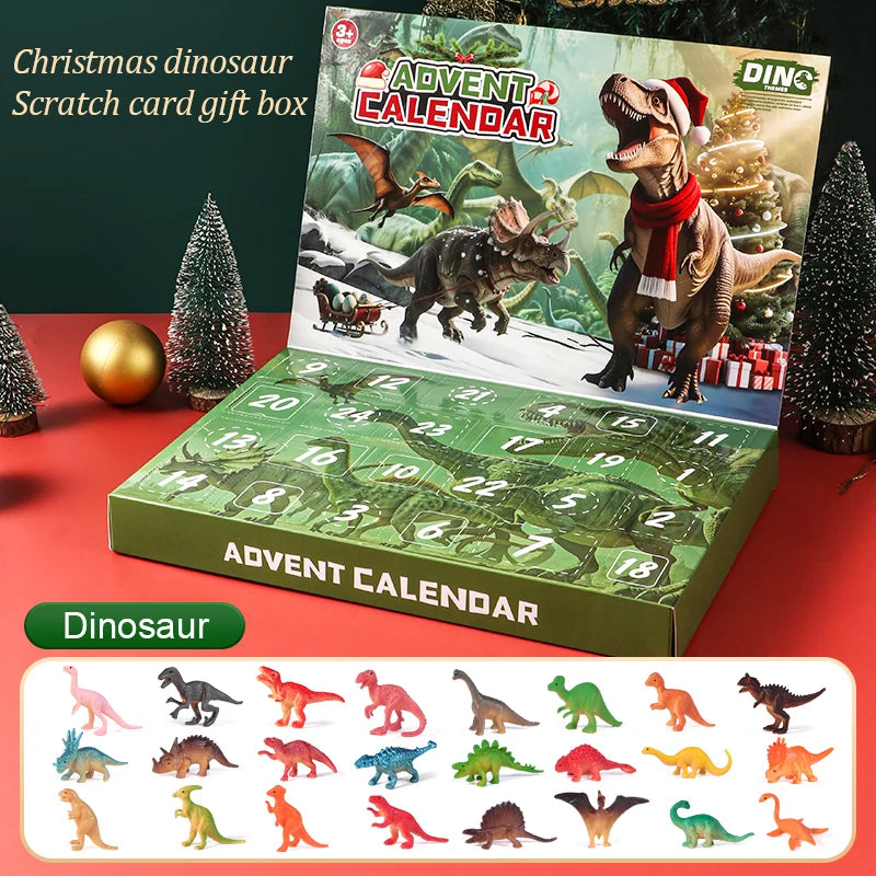 Calendrier de l’Avent Dinosaures 2025 🦖 | 24 Figurines à Collectionner pour Enfants