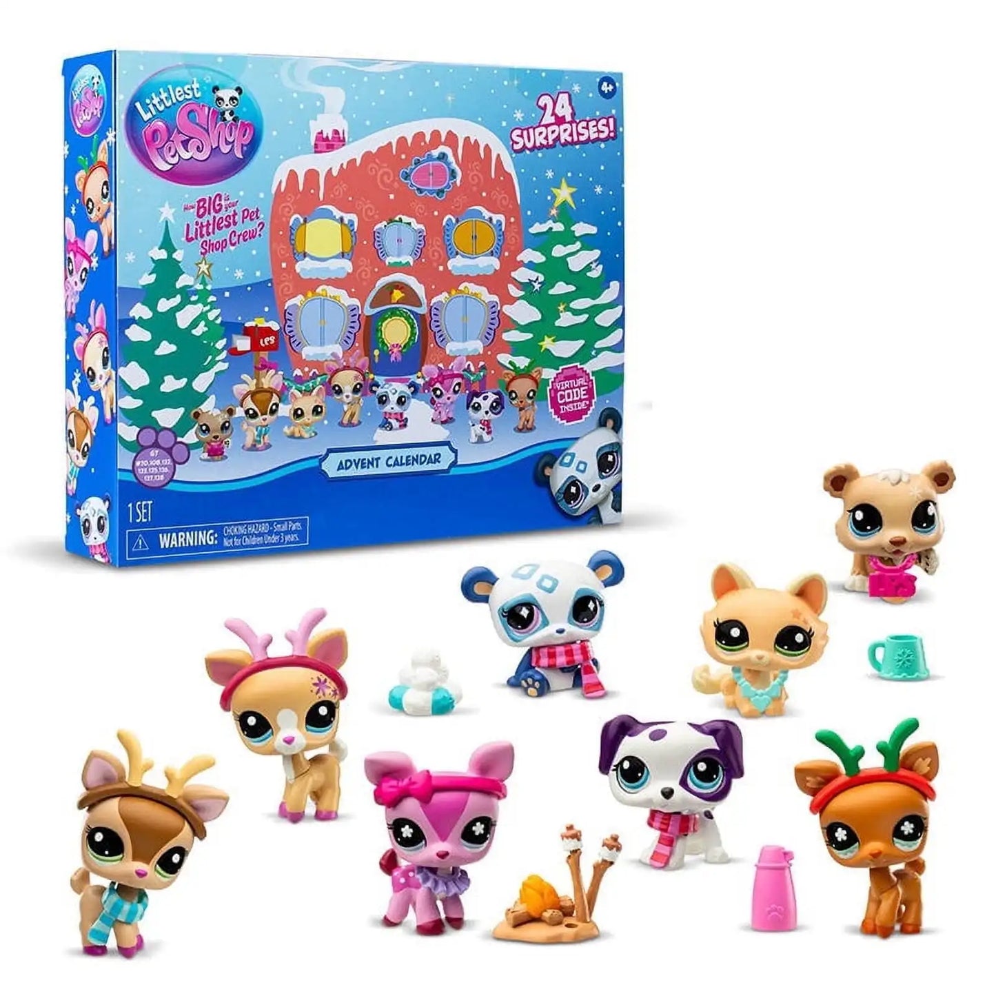Calendrier de l’Avent Pet Shop 2025 🐾 | 24 Figurines Mystère & Jouets à Collectionner