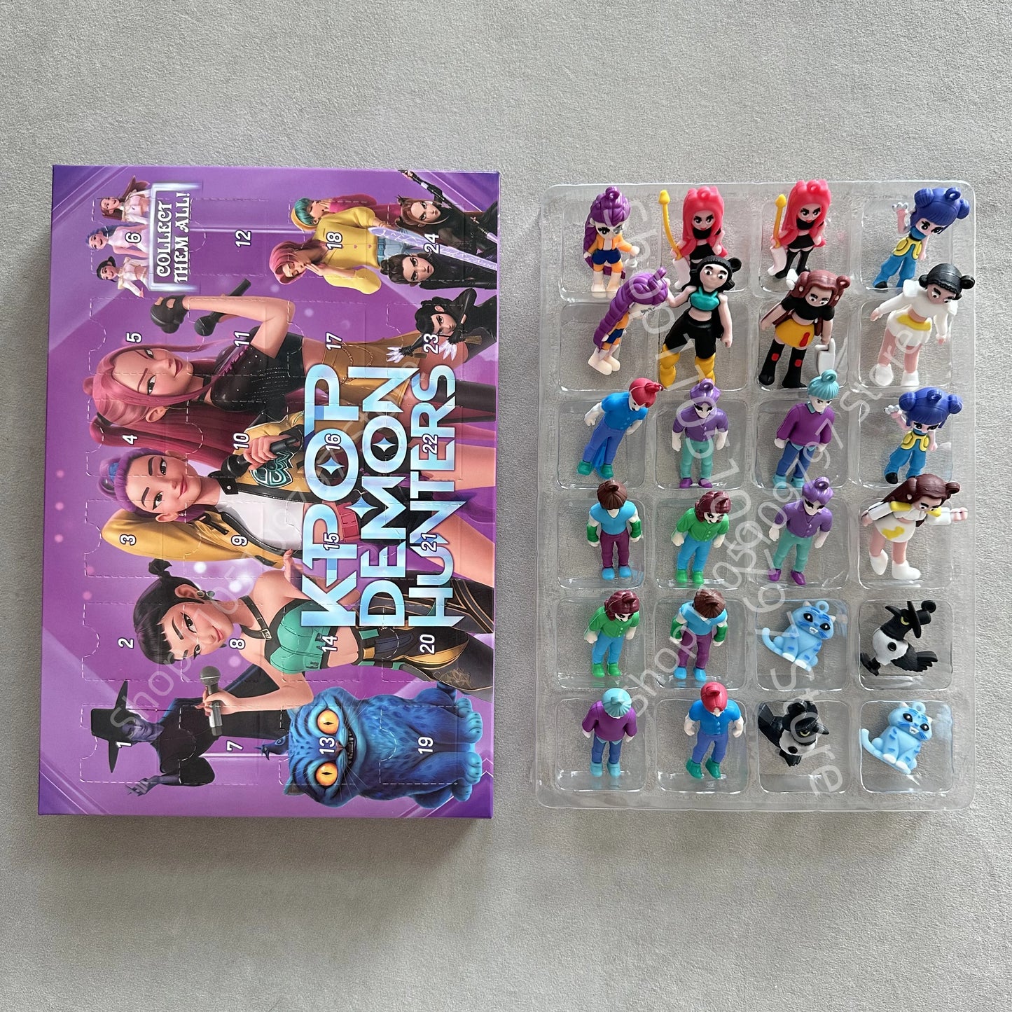 Calendrier de l’Avent K-Pop Demon Hunters 2025 🎶 | 24 Figurines de Collection Inspirées des Héros
