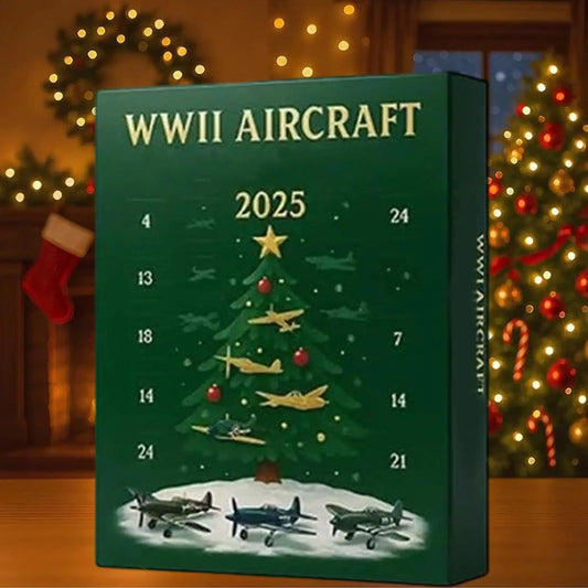 Calendrier de l’Avent Avions 2025 ✈️ | 24 Ornements Acryliques de Collection