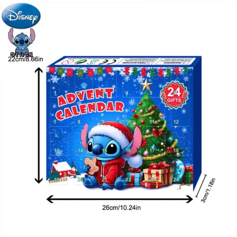 Calendrier de l’Avent Stitch 2025 🌺 | 24 Figurines & Accessoires – Édition Disney Lilo & Stitch