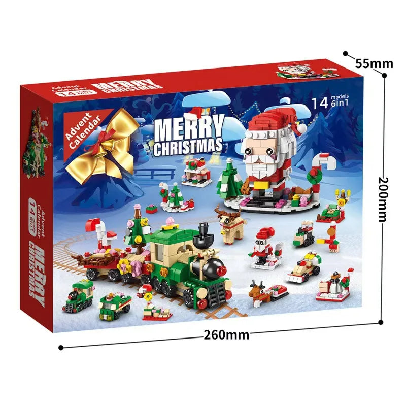 Calendrier de l’Avent Blocs de Construction 2025 🧱 | 24 Surprises & Figurines de Noël – Jouet Créatif pour Enfants