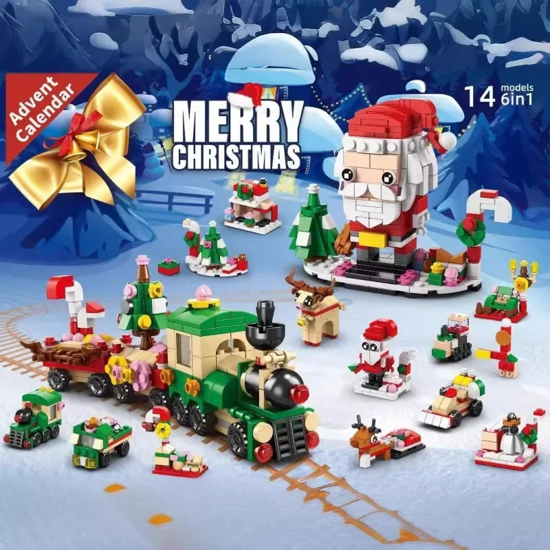 Calendrier de l’Avent Blocs de Construction 2025 🧱 | 24 Surprises & Figurines de Noël – Jouet Créatif pour Enfants