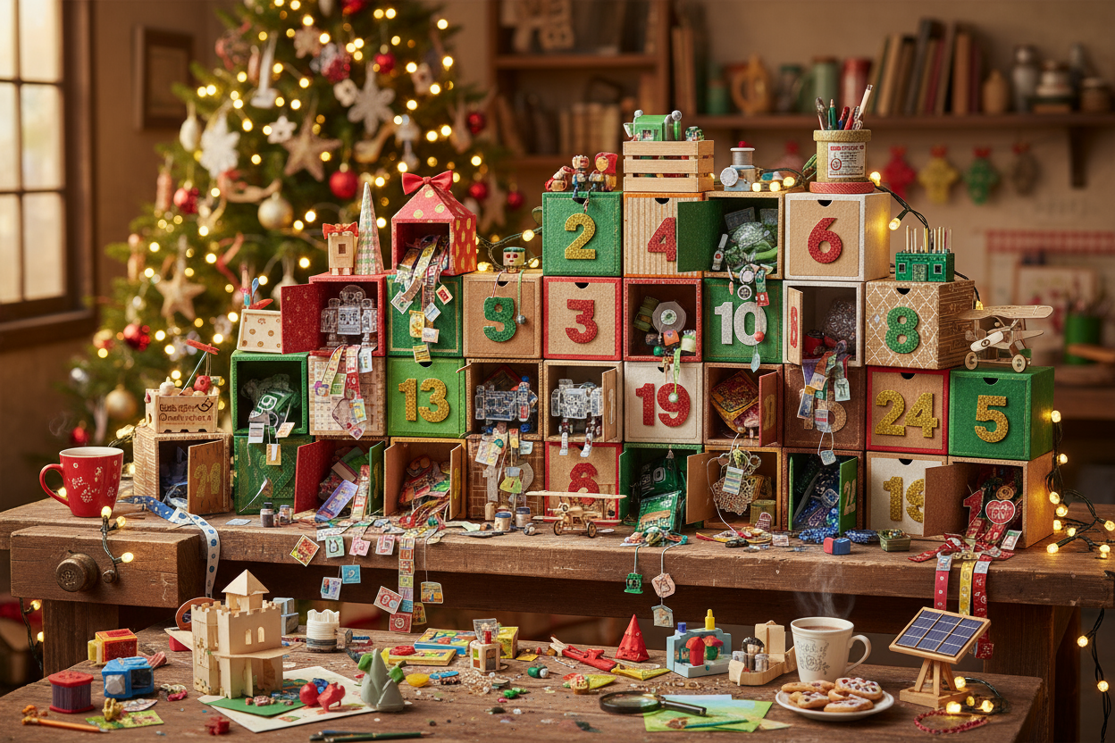 Calendriers de l’Avent à Construire | DIY, Création & Loisirs de Noël
