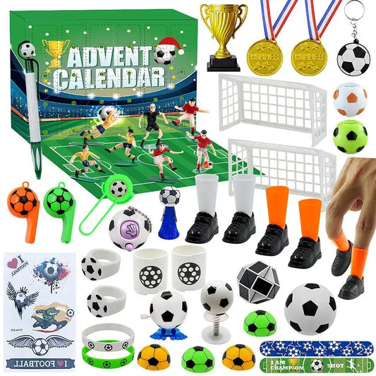 Calendrier de l’Avent Football 2024 ⚽ | Jeu de Construction & Blocs à Assembler – 24 Jours Créatifs