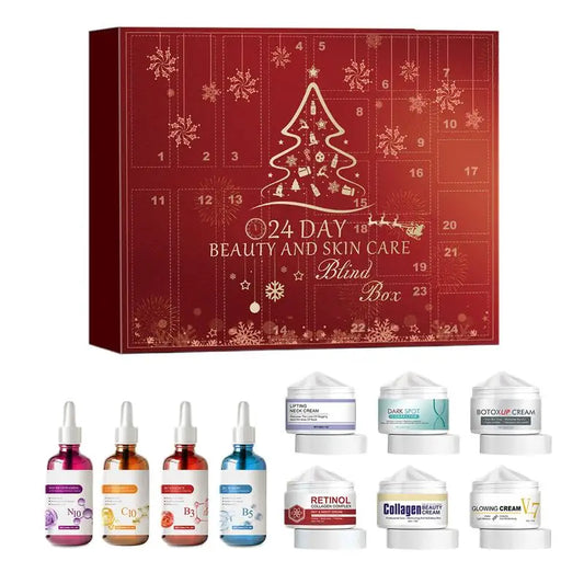 Calendrier de l’Avent Soins du Visage 2025 ✨ | Crèmes & Sérums – Coffret Beauté Hydratant & Éclat