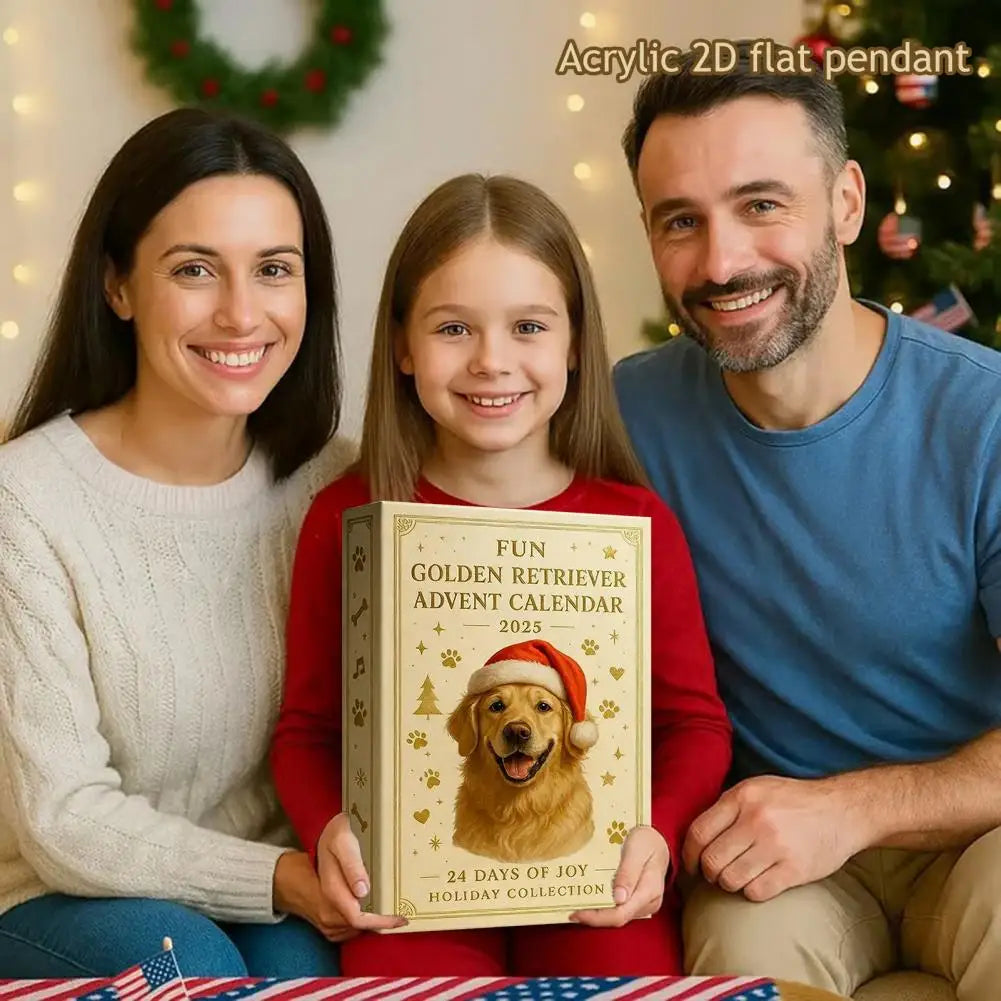 Calendrier de l’Avent Chien 🐾 | 24 Décorations & Ornements de Noël pour Amoureux des Chiens
