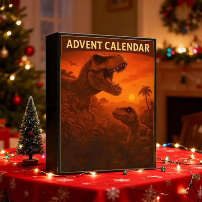 Calendrier de l’Avent Halloween 🦖 | 24 Mini Dinosaures et Décorations de Noël Originales