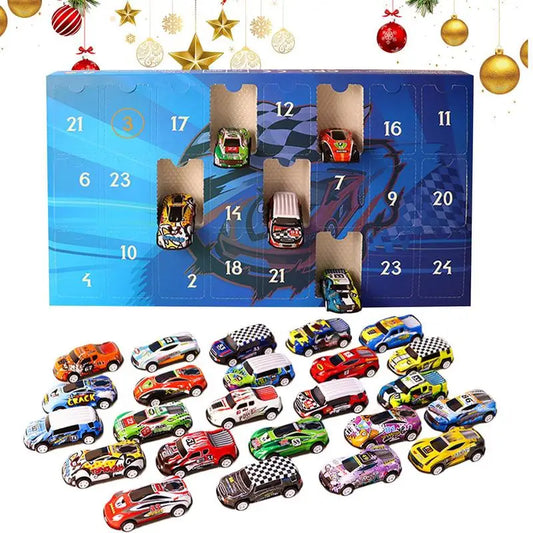 Calendrier de l’Avent Voitures de Course 🚗 | 24 Mini Bolides & Jouets en Métal