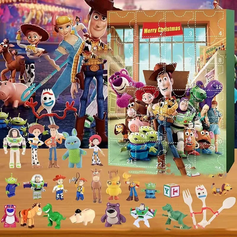 Calendrier de l’Avent Dessins Animés 2025 🎁 | Stitch, Hello Kitty, Mickey, Disney & plus – 24 Surprises Magiques