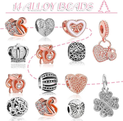 Calendrier de l’Avent Bijoux 2025 💎 | Kit Créatif Bracelets & Colliers à Fabriquer