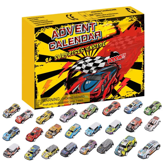 Calendrier de l’Avent Enfant 2025 🚗 | 24 Mini Voitures & Jouets de Noël