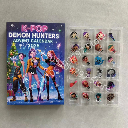 Calendrier de l’Avent K-Pop Demon Hunters 2025 🎶 | 24 Figurines de Collection Inspirées des Héros