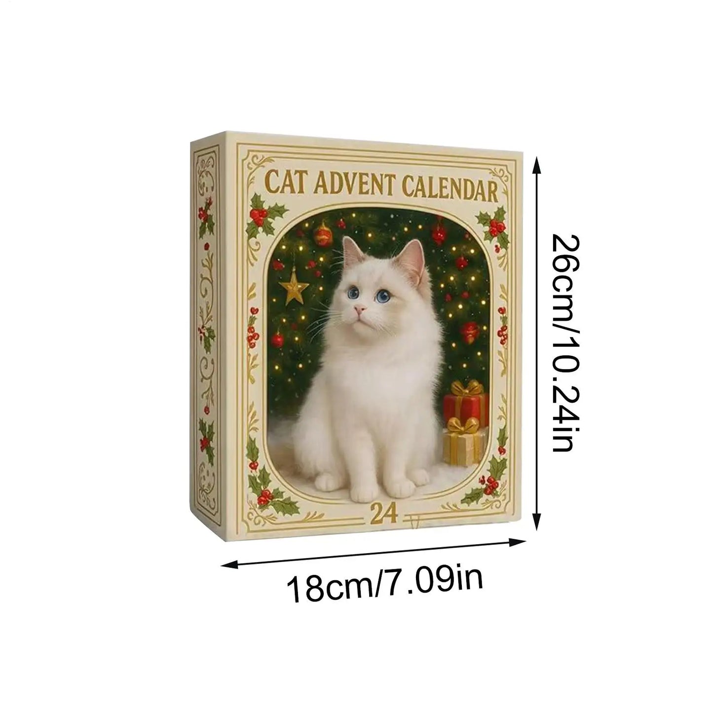 Calendrier de l’Avent Chat 🐱 | 24 Décorations Acryliques Mignonnes pour Noël 2025