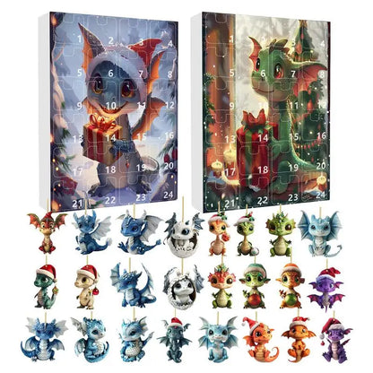 Calendrier de l’Avent Dragon & Dinosaure 2025 🐉 | 24 Ornements Fantastiques à Découvrir