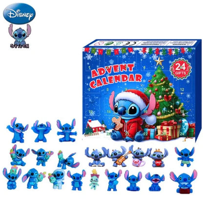 Calendrier de l’Avent Stitch 2025 🌺 | 24 Figurines & Accessoires – Édition Disney Lilo & Stitch