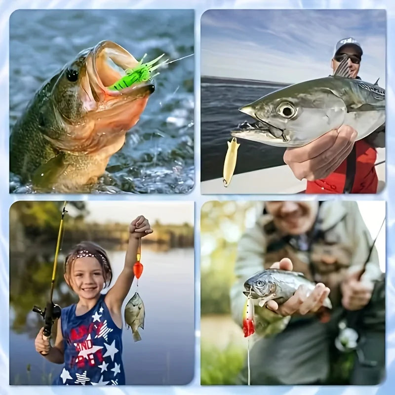 Calendrier de l’Avent Pêche 2025 🎣 | Coffret Premium avec Accessoires, Leurres et Support de Canne