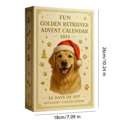 Calendrier de l’Avent Chien 🐾 | 24 Décorations & Ornements de Noël pour Amoureux des Chiens