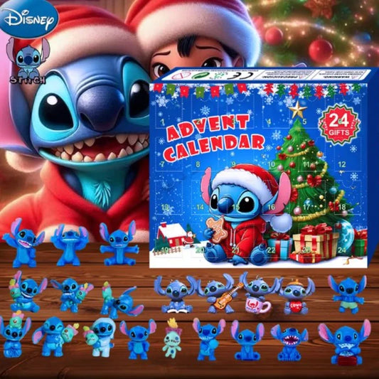 Calendrier de l’Avent Stitch 2025 🌺 | 24 Figurines & Accessoires – Édition Disney Lilo & Stitch