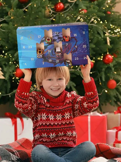 Calendrier de l’Avent Voitures de Course 🚗 | 24 Mini Bolides & Jouets en Métal