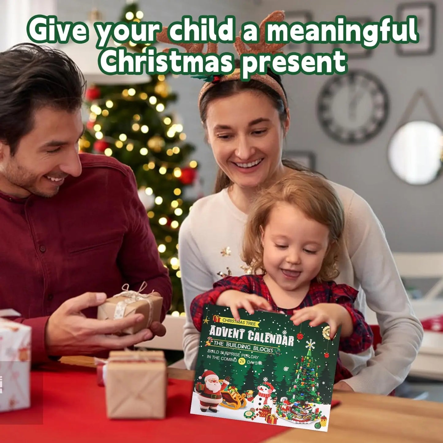 Calendrier de l’Avent Sapin de Noël LED 2025 🎄 | Blocs de Construction Éducatifs & Jouets STEM Enfant
