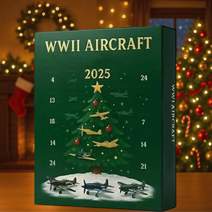 Calendrier de l’Avent Avions 2025 ✈️ | 24 Ornements Acryliques de Collection