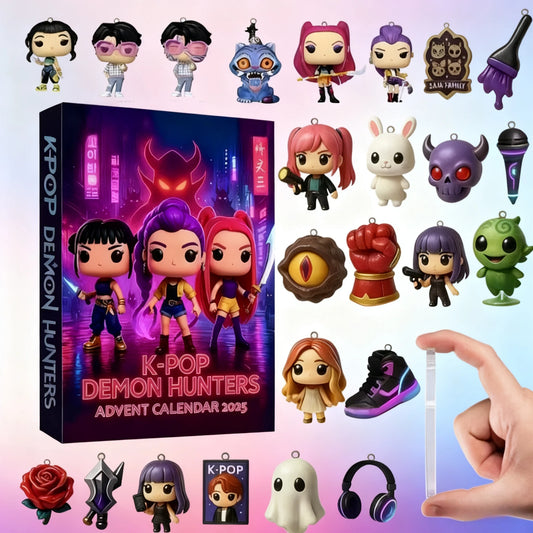Calendrier de l’Avent K-Pop Demon Hunters 2025 🎶 | 24 Surprises Inspirées de Rumi, Mira & Zoey