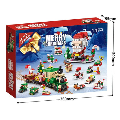 Calendrier de l’Avent Blocs de Construction 2025 🧱 | 24 Surprises & Figurines de Noël – Jouet Créatif pour Enfants
